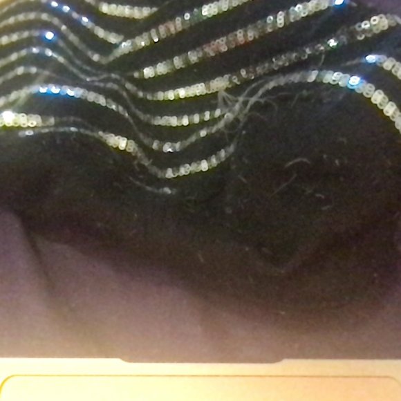 Black and Silver Sequin Hat - Picture 4 of 4